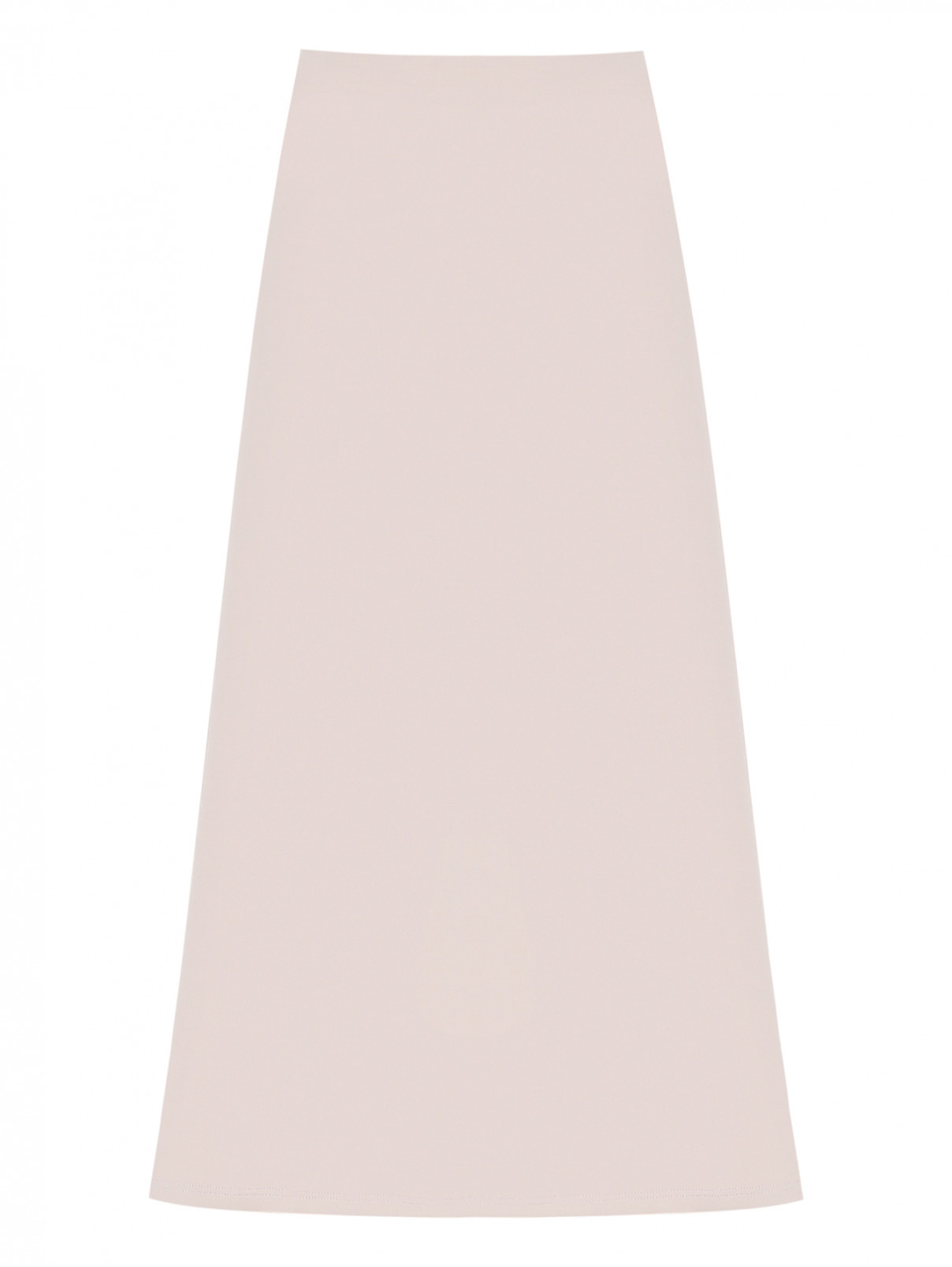 Трикотажная юбка из смешанного хлопка Max Mara  –  Общий вид  – Цвет:  Розовый