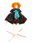 Кукла текстильная в платье с узором MiMiSol  –  Общий вид