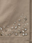 Юбка из хлопка декорированная кристаллами и стеклярусом Ermanno Scervino Junior  –  Деталь1