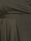 Платье из шелка с драпировкой Kenzo  –  Деталь