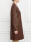 Пальто из кожи Yves Salomon  –  Модель Верх-Низ2