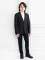 Пиджак из шерсти с узором "полоска" Dolce & Gabbana  –  Модель Общий вид