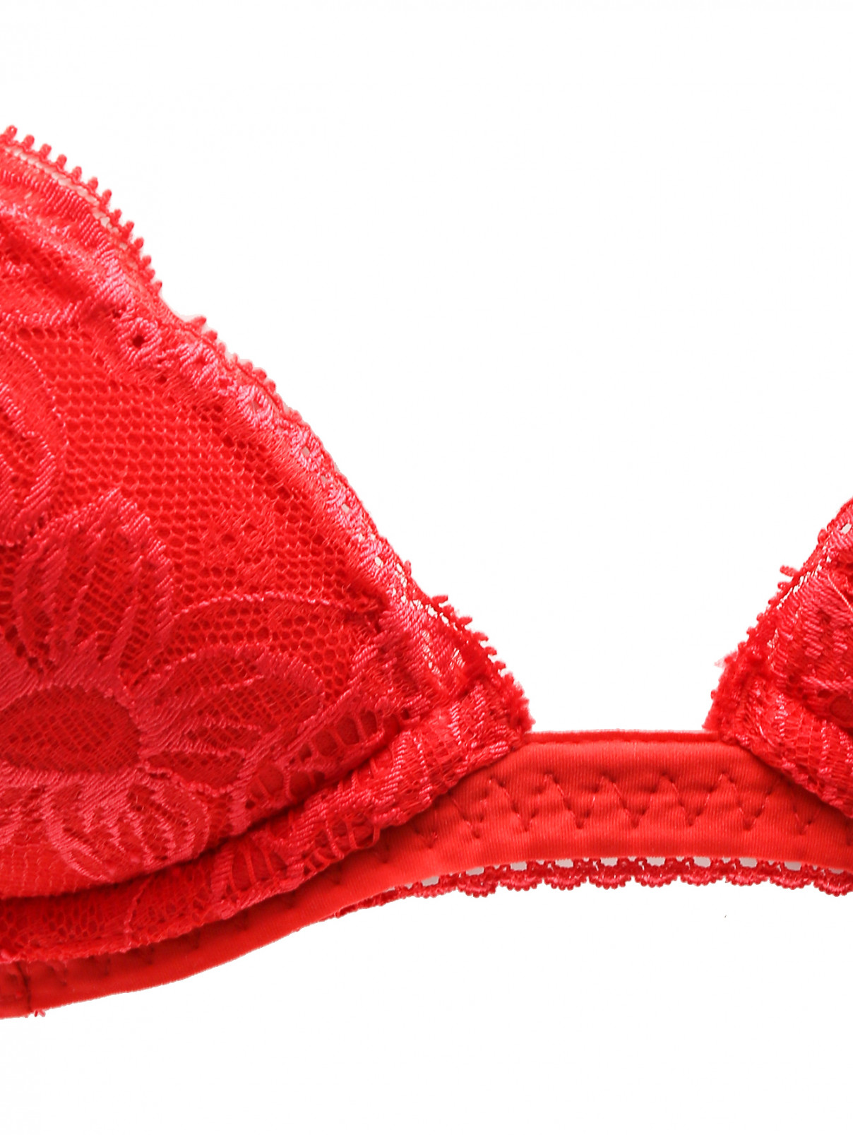 Бюстгальтер декорированный вышивкой La Perla  –  Деталь  – Цвет:  Красный
