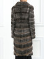 Пальто из меха норки в полоску Alberta Ferretti  –  Модель Верх-Низ1