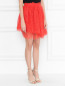 Юбка из шелка с кружевным узором Ermanno Scervino  –  МодельВерхНиз