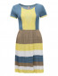 Трикотажное платье с плиссированной юбкой Antonio Marras  –  Общий вид