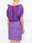 Платье из хлопка с узором Moschino Cheap&Chic  –  Модель Верх-Низ1