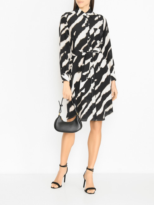 Платье свободного кроя с поясом Weekend Max Mara - МодельОбщийВид