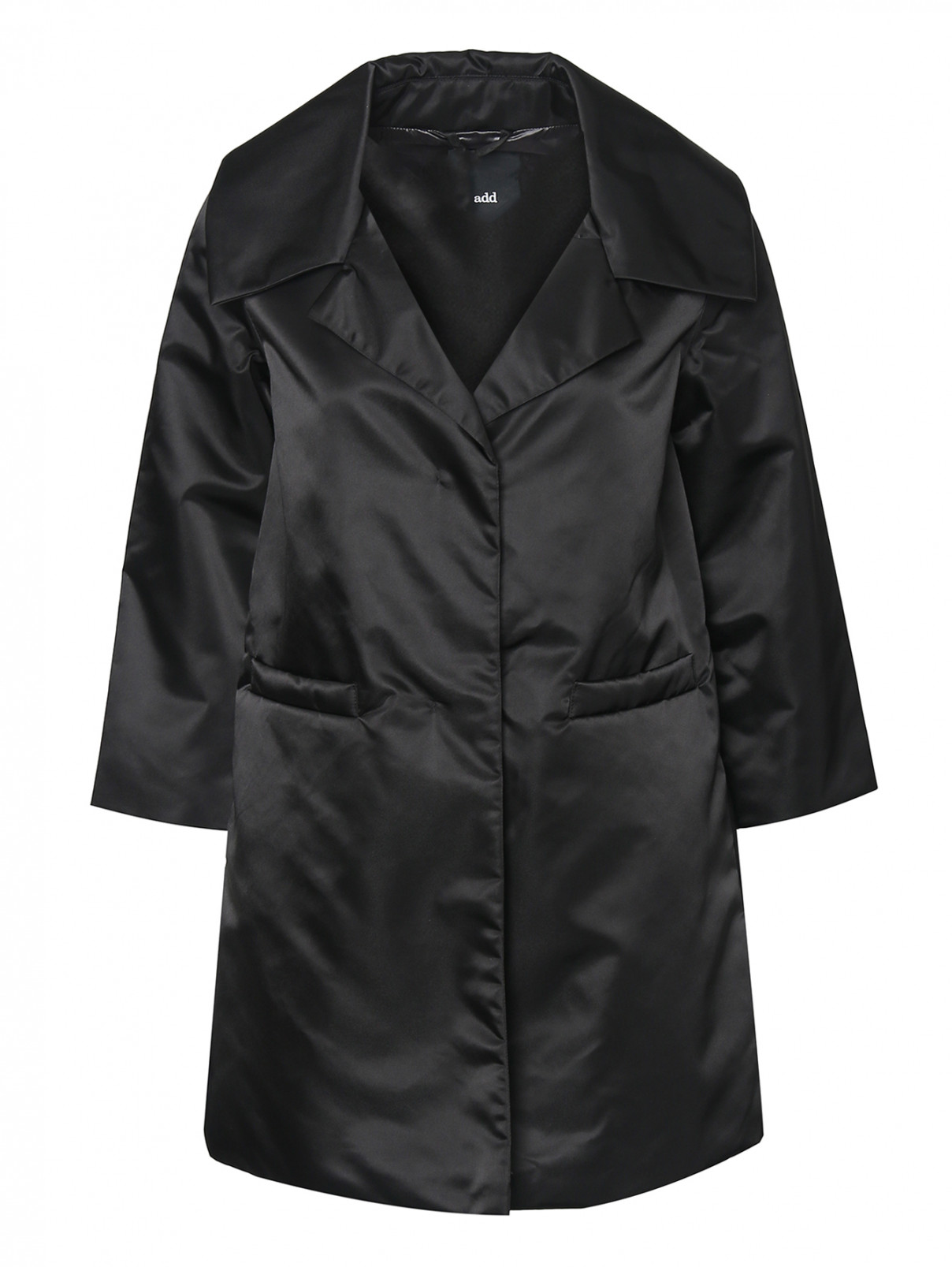 Куртка с сатиновым покрытием Add  –  Общий вид  – Цвет:  Черный