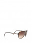 Солнцезащитные очки "авиаторы" в роговой оправе Chanel  –  Обтравка1
