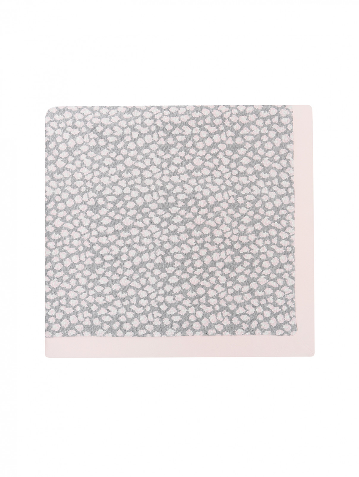 Одеяло с анималистичным узором Aletta  –  Обтравка1  – Цвет:  Серый