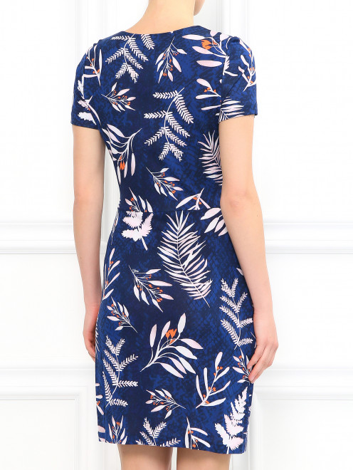 Платье из шелка с цветочным узором - Модель Верх-Низ1