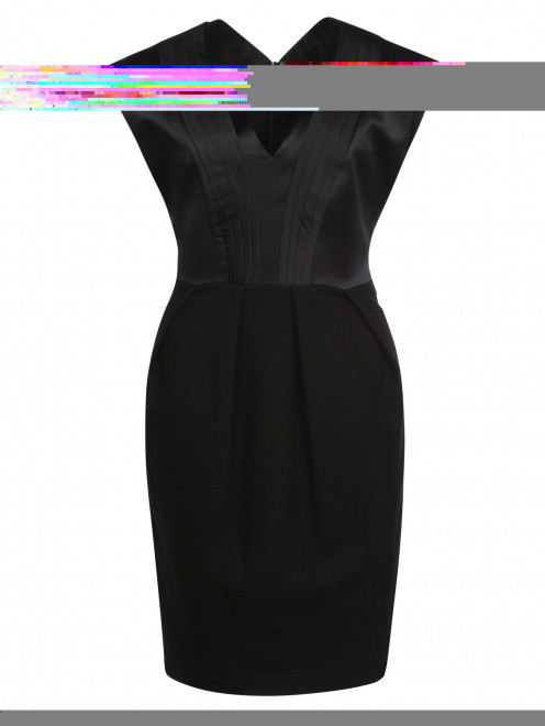 Платье-футляр с V-образным вырезом - Общий вид