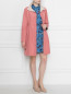 Платье-рубашка из вискозы с цветочным принтом Max&Co  –  МодельОбщийВид