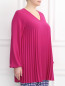 Блуза декорированная плиссировкой Marina Rinaldi  –  Модель Верх-Низ