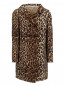 Пальто из шелка и шерсти с узором Dolce & Gabbana  –  Общий вид