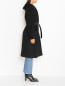 Пальто с капюшоном и поясом Marina Rinaldi  –  МодельВерхНиз2