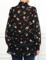 Блуза с кружевными вставками с цветочным узором Philosophy di Lorenzo Serafini  –  Модель Верх-Низ1