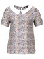 Блуза из хлопка и шелка с узором BOSCO  –  Общий вид