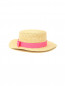 Шляпа из соломы с лентой Il Gufo  –  Обтравка2
