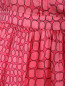 Платье-мини из шелка с узором Moschino Cheap&Chic  –  Деталь