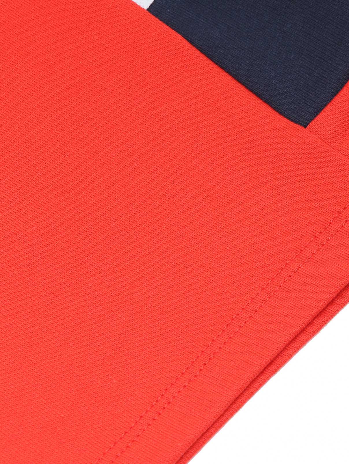 Шорты на резинке с карманами Bikkembergs  –  Деталь  – Цвет:  Красный