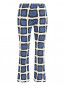 Укороченные брюки из хлопка с узором Max Mara  –  Общий вид