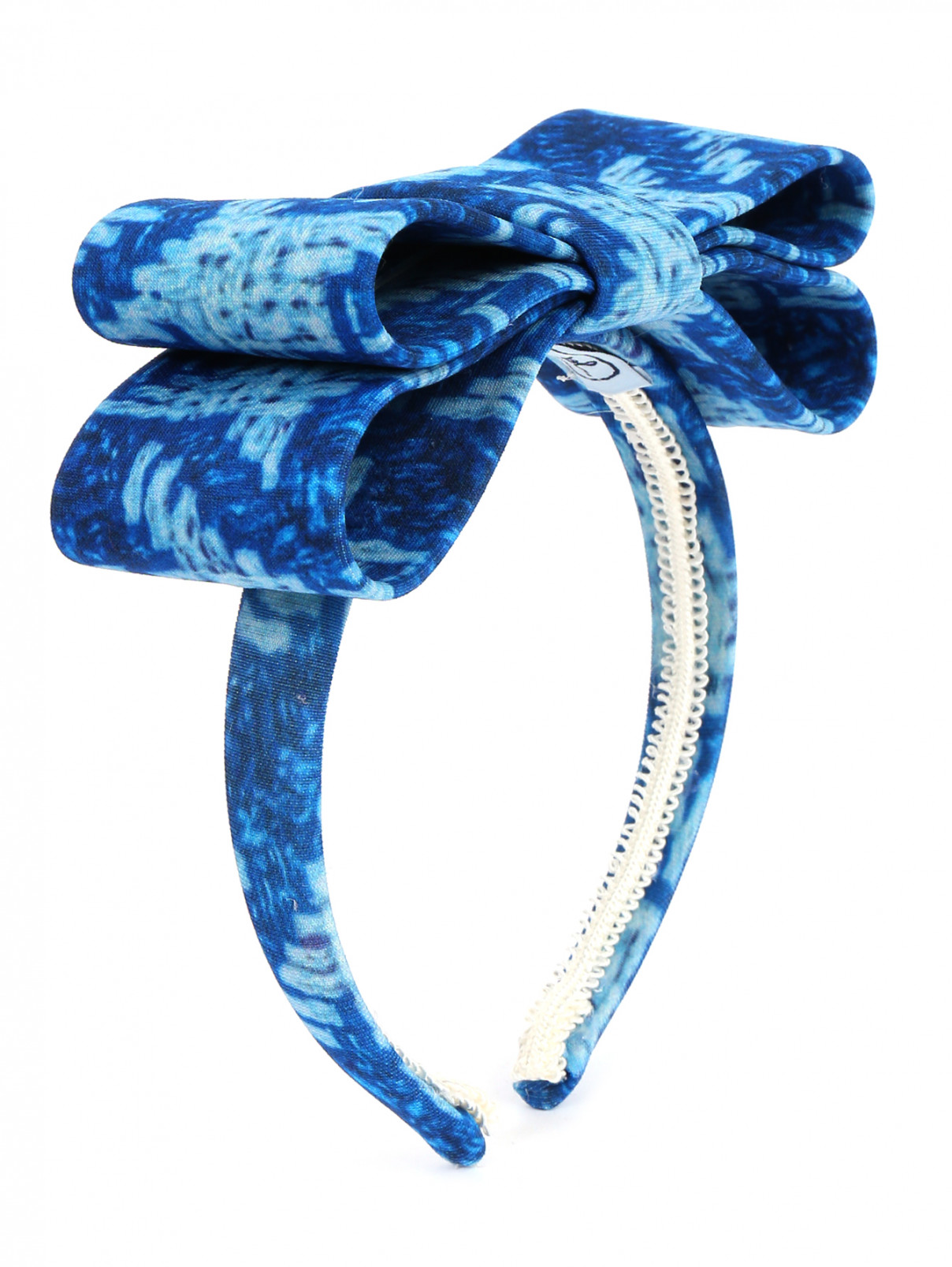 Ободок с бантом MiMiSol  –  Общий вид  – Цвет:  Синий