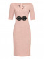Платье-миди из смешанной шерсти с коротким рукавом Moschino Boutique  –  Общий вид