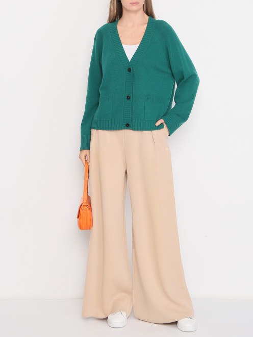 Кардиган из шерсти, вискозы и кашемира Weekend Max Mara - МодельОбщийВид