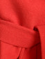 Пальто из шерсти с поясом DESIGNERS REMIX  –  Деталь1