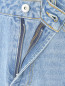 Широкие джинсы-карго из светлого денима Ombra  –  Деталь