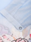 Блуза из хлопка и шелка с вышивкой Blumarine  –  Деталь1