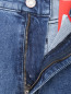 Базовые джинсы из хлопка Hugo Boss  –  Деталь