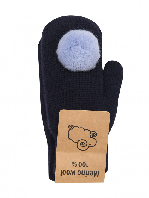 Варежки из шерсти с помпоном Airwool - Общий вид