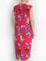 Платье-футляр с цветочным узором Marina Rinaldi  –  Модель Верх-Низ1