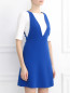 Платье-мини с декором Moschino Boutique  –  Модель Верх-Низ