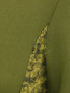Платье из шерсти с боковыми карманами декорированное пайетками Alberta Ferretti  –  Деталь