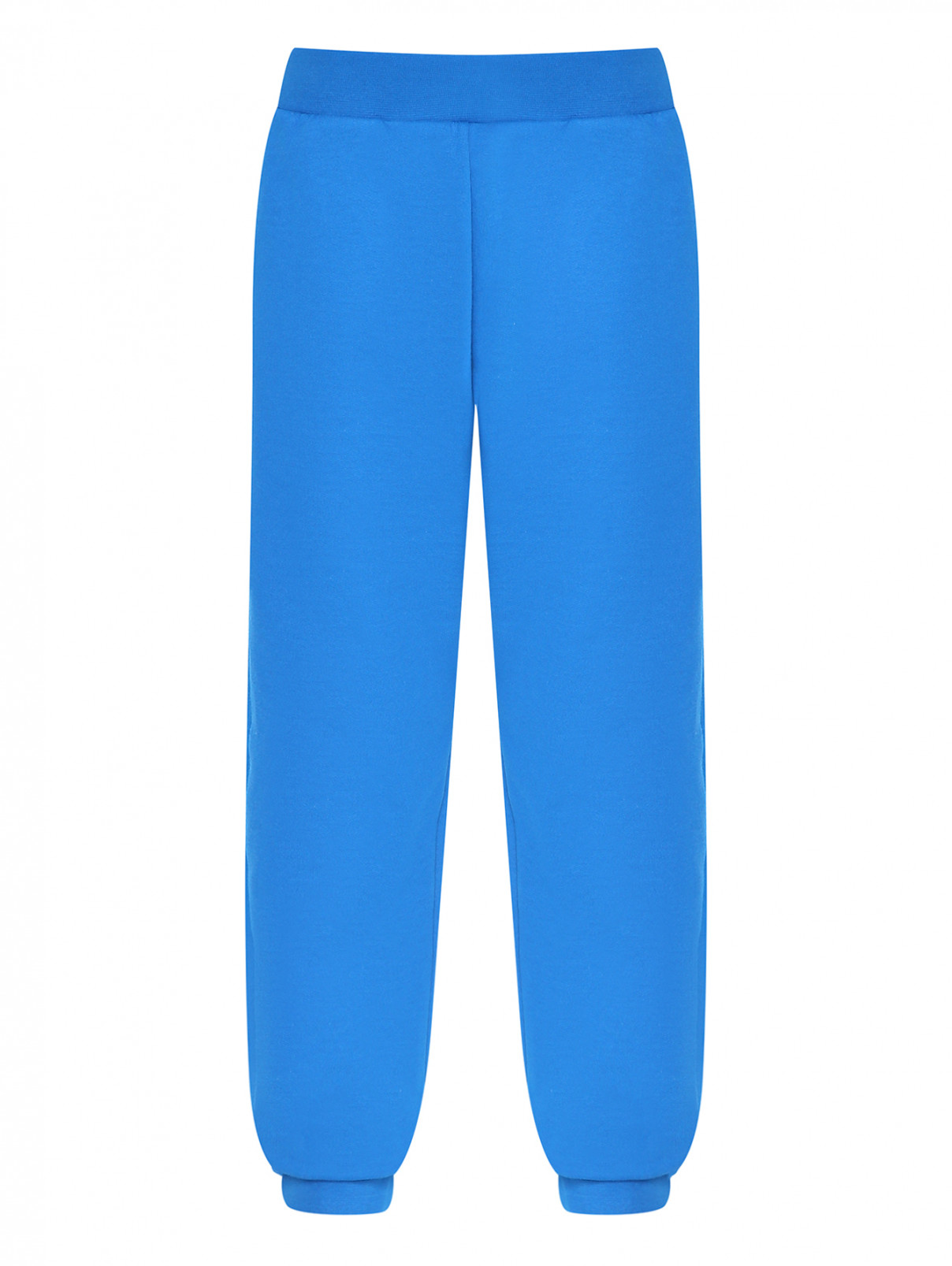 Хлопковые брюки с карманами Roberto Cavalli  –  Общий вид  – Цвет:  Синий
