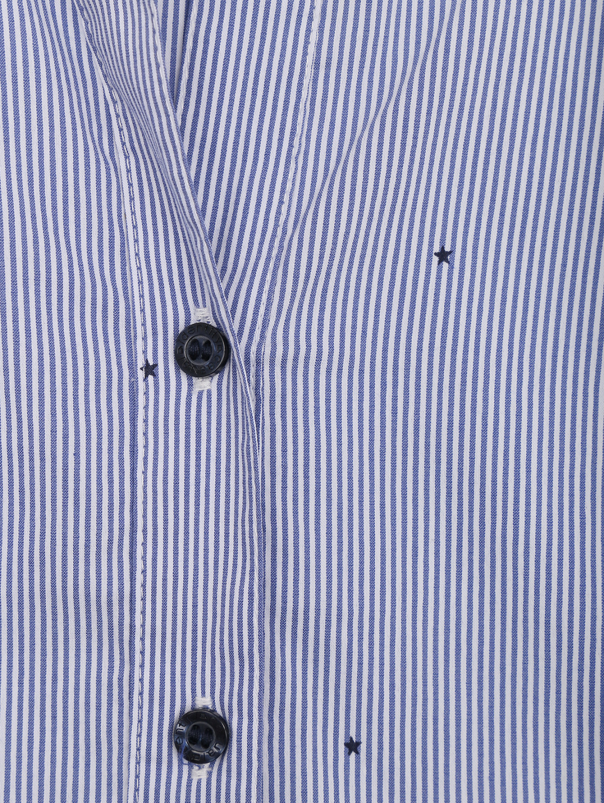 Рубашка из хлопка с узором "полоска" Comma  –  Деталь