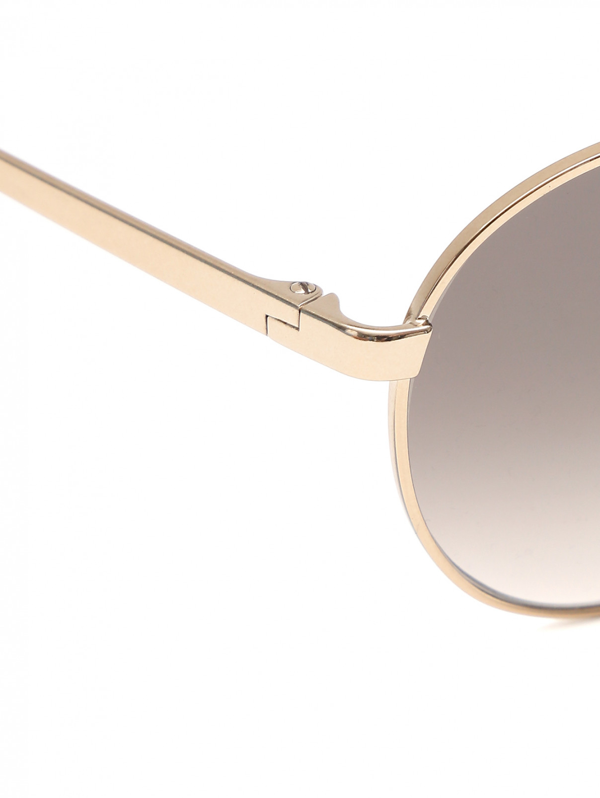 Cолнцезащитные очки в оправе из металла Lanvin  –  Деталь1  – Цвет:  Металлик