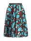 Плиссированная юбка с узором Paule Ka  –  Общий вид