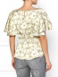 Шелковая блуза с цветочным принтом A La Russe  –  Модель Верх-Низ1
