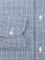 Рубашка из хлопка с узором "клетка" Borrelli  –  Деталь1