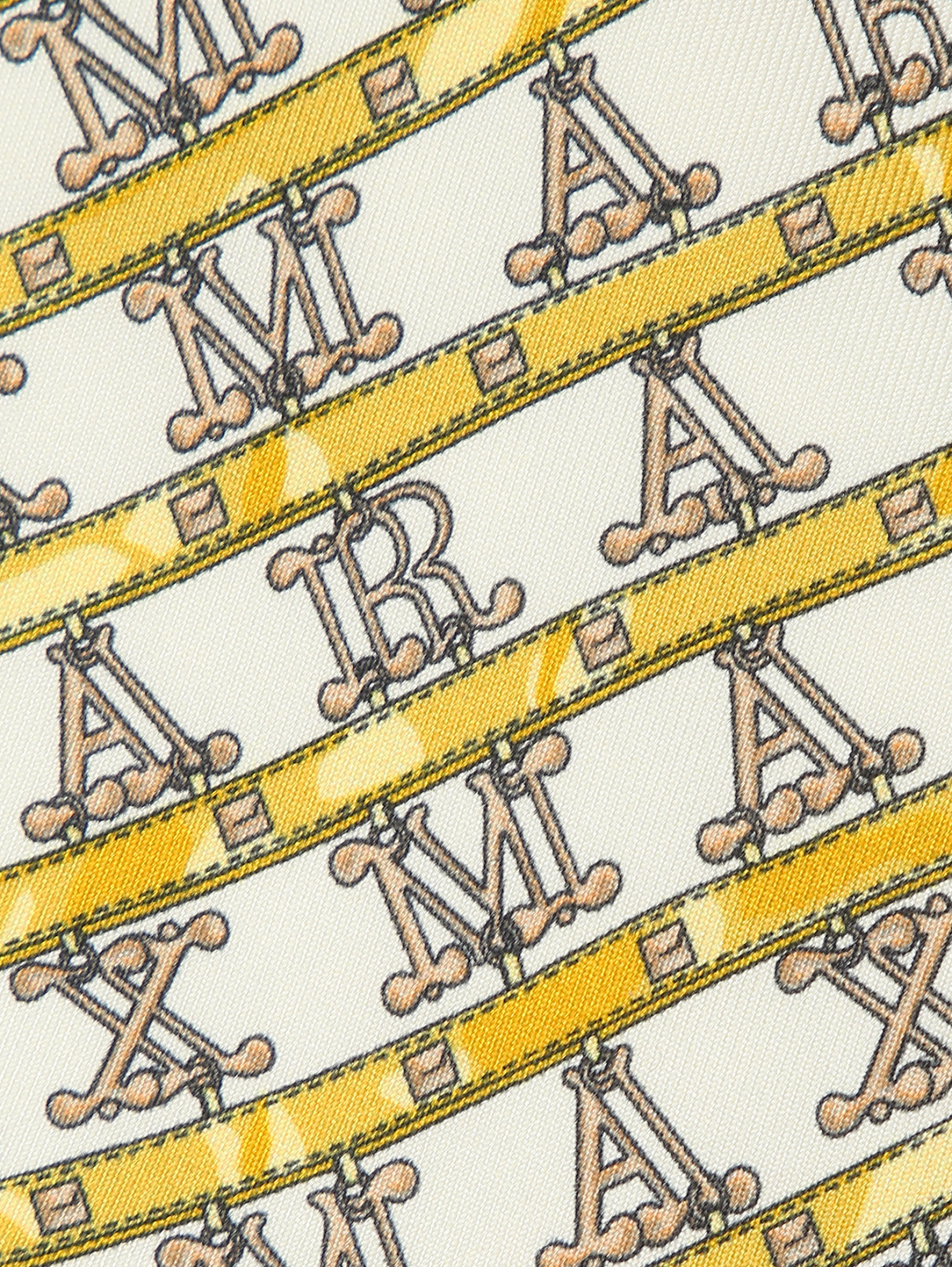 Платье из шелка с узором Max Mara  –  Деталь1  – Цвет:  Узор