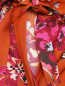 Блуза из вискозы с цветочным узором Max&Co  –  Деталь