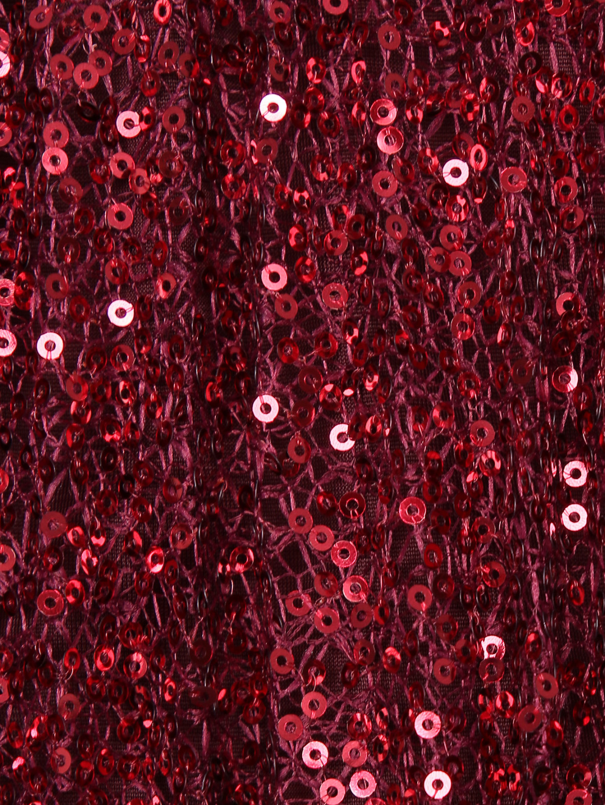 Юбка-миди декорированная пайетками Persona by Marina Rinaldi  –  Деталь1  – Цвет:  Красный