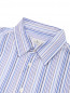 Рубашка из хлопка с узором полоска Etro  –  Деталь
