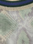 Блуза из шелка с узором и контрастной отделкой Ermanno Scervino  –  Деталь