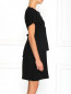 Платье-мини из шелка с декоративными пуговицами Moschino  –  Модель Верх-Низ2